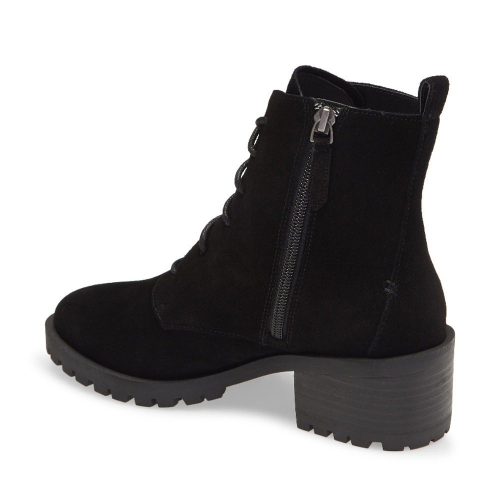 Cason Keaton Lace up Suede Leather Bootie - Picture 2 of 7